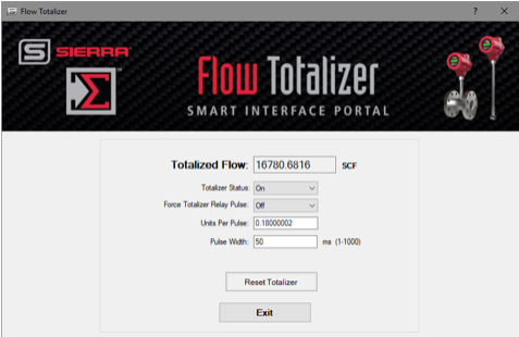 flow totalizer app