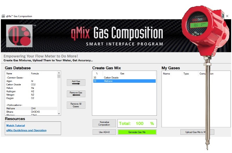 qMix Gas Mixing Feature